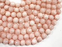 Load image into Gallery viewer, 8mm Pale Dogwood Jade Round Gemstone Bead Pantone 2017 15" Strand 47 pcs Pink Gemstone bead - SJA159 - BeadPrism