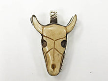 Load image into Gallery viewer, Cattle Skull Cream Color Bone Nepalese Pendant, 2.25 inch  - AP451 - BeadPrism