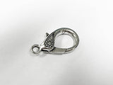 5 pc 30mm Lobster Clasps, Large Decorative Clasps, 30x16mm Pewter Antique Silver Wholesale - PBF180S