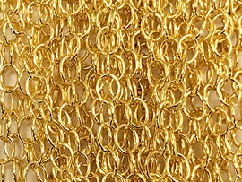 Gold Filled Flat Cable Chain by Foot 4.7 mm x 3.6 mm -  GC318 - BeadPrism