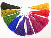 Load image into Gallery viewer, Silk Tassels 2.5 inch Handmade tasels, Jewelry Tassels, silk jewerly tassels, Choose Color Tassel-14 - BeadPrism
