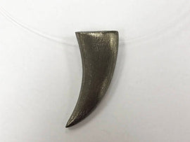 14 Pcs Gunmetal Horn Beads, Brushed gunmetal over copper, 44mm x 20mm x 9mm  - GPC17 - BeadPrism