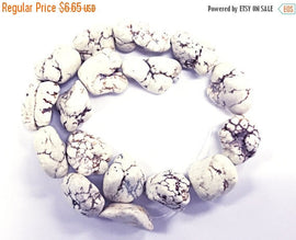 Large White Howlite Nuggets 16