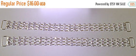 Crystal Rhinestone Competition Bling Bikini connector chain Set (2 Pcs), 6.25" for Posing Suits - BeadPrism