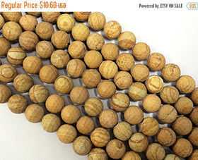 10mm Large hole Beads Matte Jasper Faceted Round Gemstone Beads, 20 Beads, for 2mm Leather - SJAS123 - BeadPrism