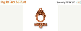 70% OFF 5 Sets Toggle Clasps 13mm Antique Copper Tierracast 94-6028-18 - P6028CA - BeadPrism