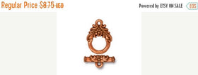 70% OFF 5 Sets Toggle Clasps 13mm Antique Copper Tierracast 94-6028-18 - P6028CA - BeadPrism