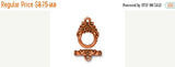 70% OFF 5 Sets Toggle Clasps 13mm Antique Copper Tierracast 94-6028-18 - P6028CA
