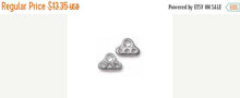 Load image into Gallery viewer, 70% OFF 10 Pc 3 Hole End Bar Link 8x11mm Antique Pewter Finish TierraCast Link 94-3168-40 - P3168PA - BeadPrism