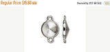 70% OFF 5 Pc Rivoli Bezel Setting Faceted Rivoli Link 18mm Bright Rhodium TierraCast Link - P3155RB