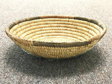 Load image into Gallery viewer, Vintage African Basket, Coiled Woven Nigeria Haus Tight Weave Vintage Basket 11-12" diameter - CO - BeadPrism