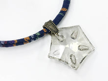 Load image into Gallery viewer, Lotus flower Pendant Swarvoski Crystals 40mm Silver Shade, Yoga, buddha, Lotus Pendant - 6908-40SS - BeadPrism