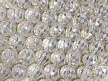 Load image into Gallery viewer, 15mm Large Crystal Beads, Ecthed checkered pattern, 14 Beads/std, AA quality, highy faceted - DC101 - BeadPrism