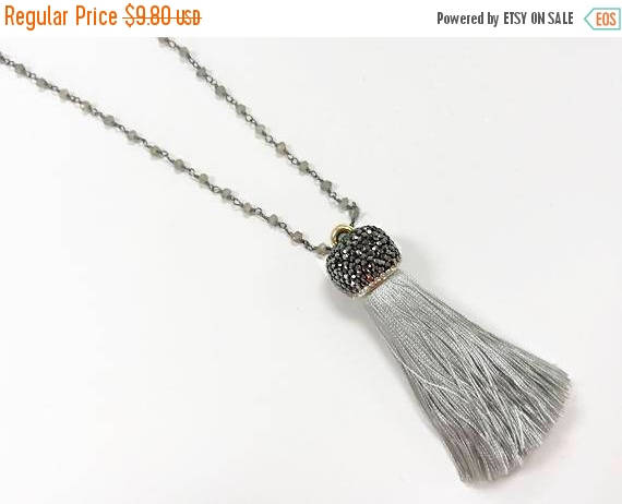 Labodorite 3mm Faceted Gunmetal Plated Wire Wrapped Chain 1 Foot Black Rosary chain - CHGS12-LB - BeadPrism