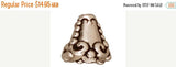 70% OFF 10 Pc Heirloom Bead Cone 9x6mm Antique Silver Finish Tierracast Beads 94-5619-18 - P5619SA