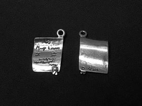 Marriage License Charm Sterling Silver 18mm, Wedding charms, Marriage certificate charms - SP135 - BeadPrism