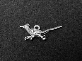 Road Runner Charm Sterling Silver 12mm, Animal charms, Road Runner charms - SP161 - BeadPrism
