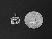 Load image into Gallery viewer, Bobcat Charm Sterling Silver 16.5mm, Cat charms, Animal charms, Bobcat charms - SP245 - BeadPrism