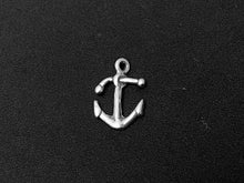 Load image into Gallery viewer, Anchor Charm Sterling Silver 17mm, Sea Charms, Boat Charms, Nautical Charms, Anchor charms - SP307 - BeadPrism