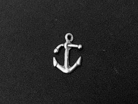 Anchor Charm Sterling Silver 17mm, Sea Charms, Boat Charms, Nautical Charms, Anchor charms - SP307 - BeadPrism