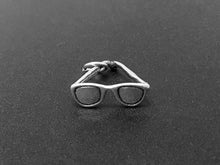 Load image into Gallery viewer, Sunglasses Charm Sterling Silver 15mm, Sunglasses Charms, Fashion Charms, Beach charms - SP329 - BeadPrism