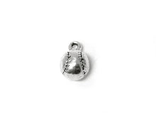 Load image into Gallery viewer, Baseball Ball Charm Silver 8.5mm, Team Sports charms, Baseball Ball charms SP266 - BeadPrism