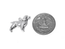 Load image into Gallery viewer, Cocker Spaniel Charm Sterling Silver 17.5mm, Dog Charms, Pet Charms, Springer Spaniel charms - SP273 - BeadPrism
