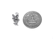 Load image into Gallery viewer, Fairy On Branch Charm Sterling Silver 18mm, Fantasy Charms, Fairy On Branch charms - SP325 - BeadPrism