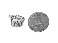 Load image into Gallery viewer, Ladies Hair Comb Charm Sterling Silver 21mm, Fashion Charms, Ladies Hair Comb charm - SP353 - BeadPrism