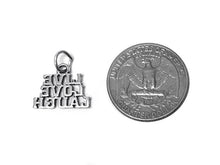 Load image into Gallery viewer, Live, Love, Laugh Charm Sterling Silver 14mm, Live charms, Love charms, Laugh charms - SP383 - BeadPrism