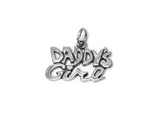 Daddy' s Girl Charm Sterling Silver 15.5mm, Family Charm, Love charms, Daddy Girl charm - SP385