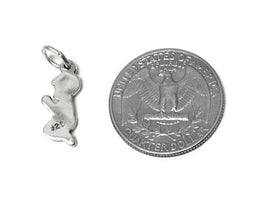 Praying Child Boy Charm Sterling Silver 18mm, Religious Charms, Praying Boy Charm - SP423 - BeadPrism