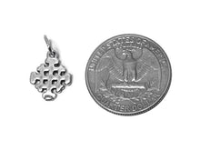 Load image into Gallery viewer, Multi Cross Charm Sterling Silver 15mm, Cross Charms, religious charms, Multi Cross charms - SP427 - BeadPrism