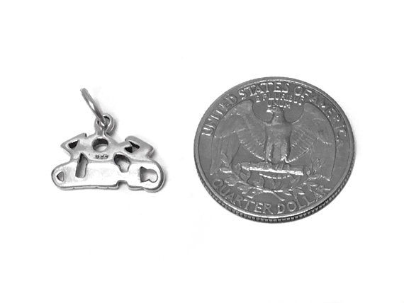 God Child Charm Sterling Silver 13mm, Religious Charms, Christian charms, God Child charms - SP431 - BeadPrism