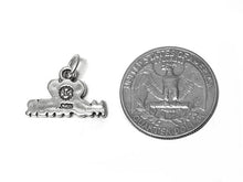 Load image into Gallery viewer, God Mother Charm Sterling Silver 13.5mm, Christian charms, God Mother charms - SP432 - BeadPrism
