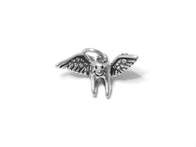 Load image into Gallery viewer, Tooth Fairy Charm Sterling Silver 12.5mm, Fantasy Charms, Fairy charms, Fairy Tooth charms - SP455 - BeadPrism