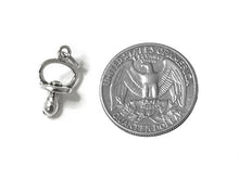 Load image into Gallery viewer, Pacifier Charm Sterling Silver 17mm, New Mother Gift, Mothers Day Gift, Pacifier Charms - SP456 - BeadPrism