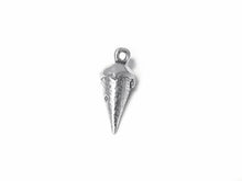 Load image into Gallery viewer, Ice Cream Cone Charm Sterling Silver 19mm, Food charms, Ice Cream Cone Charms - SP252 - BeadPrism