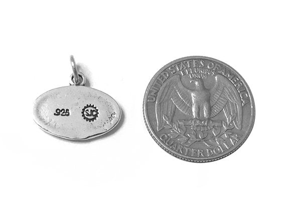 Honor Student Charm Sterling Silver 15mm, School Charm, Graduation Gift, Honor Student charm - SP523 - BeadPrism