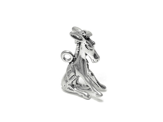 Donkey Charm Sterling Silver 18.5mm, Animal Charms, Mule charms, Farm Charms, Donkey charms - SP656 - BeadPrism