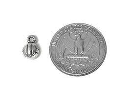 Volleyball Ball Charm Silver 6.75mm, Volleyball Charm, Sports charms, Volleyball Ball charms - SP660 - BeadPrism