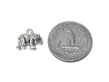 Load image into Gallery viewer, Bear Charm Sterling Silver 13mm, Animal Charms, Nature charms, Wild charms, Bear charms - SP663 - BeadPrism