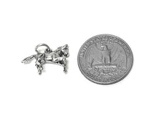 Load image into Gallery viewer, Horse Charm Sterling Silver 12.5mm, Animal Charms, Mare charm, Stallion charms, Horse Charms - SP691 - BeadPrism