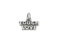 Load image into Gallery viewer, Tough Love Charm Sterling Silver 10mm, Engagement Charms, Wedding Charms, Tough Love charms - SP747 - BeadPrism