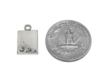 Load image into Gallery viewer, Passport Charm Sterling Silver 14mm, Travel Charms, Adventure Charms, Silver Passport charms - SP769 - BeadPrism