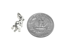 Load image into Gallery viewer, Kokopelli Facing Left Charm Sterling Silver 15mm, Native American Charms, Kokopelli charms - SP782 - BeadPrism