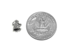 Load image into Gallery viewer, Eagle Head Charm Sterling Silver 9mm, Eagle Charm, Animal charm, USA Charm, Eagle Head charm - SP784 - BeadPrism