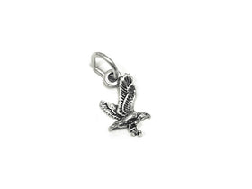 Eagle Charm Sterling Silver 12mm, Bird Charms, Animal charms, American Charms, Eagle charms - SP785 - BeadPrism