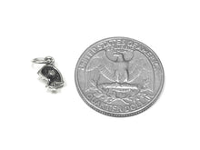 Load image into Gallery viewer, Mushroom Charm Sterling Silver 10mm, Forest Charm, Food charm, Nature charm, Mushroom charms - SP803 - BeadPrism