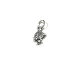 Mushroom Charm Sterling Silver 10mm, Forest Charm, Food charm, Nature charm, Mushroom charms - SP803
